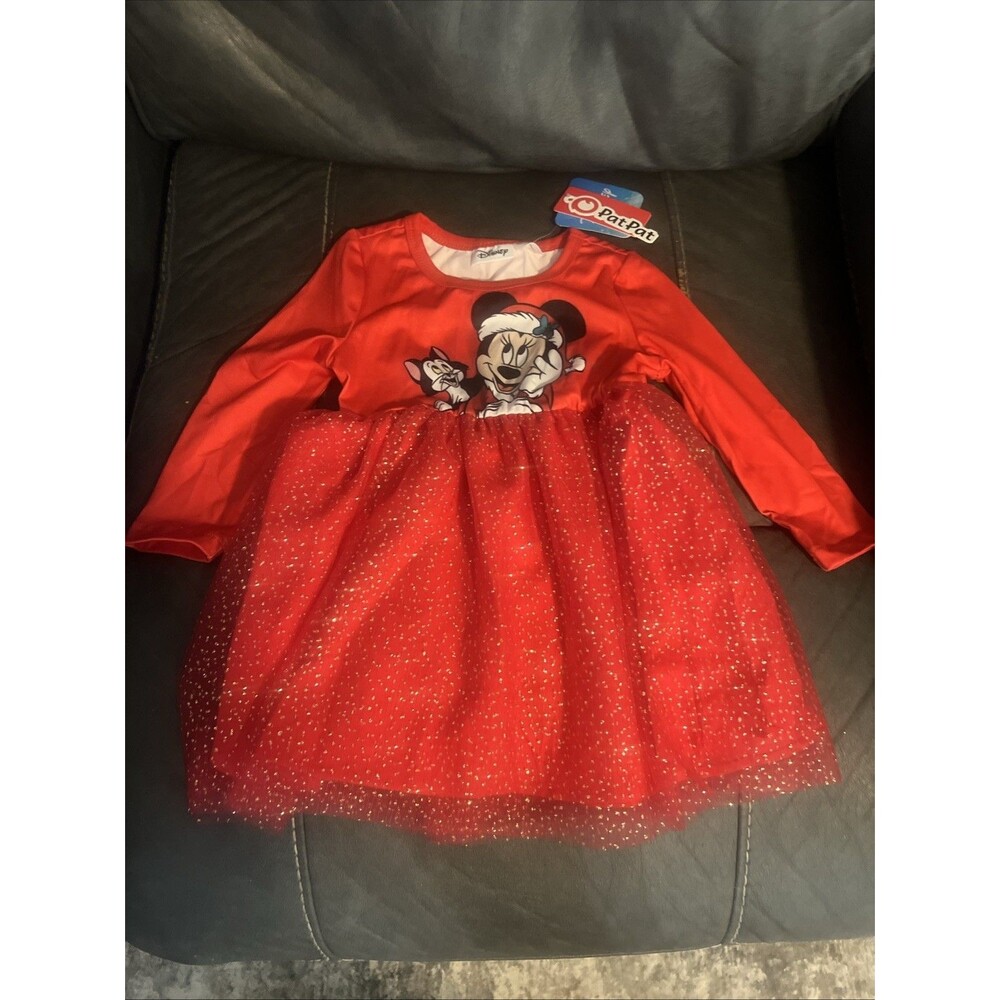 Christmas Disney Toddler Minnie Mickey Dress